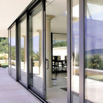 Image for installing external aluminium and glass sliding doors